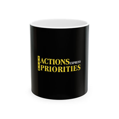 Black Ceramic Mug 56, (11oz, 15oz)