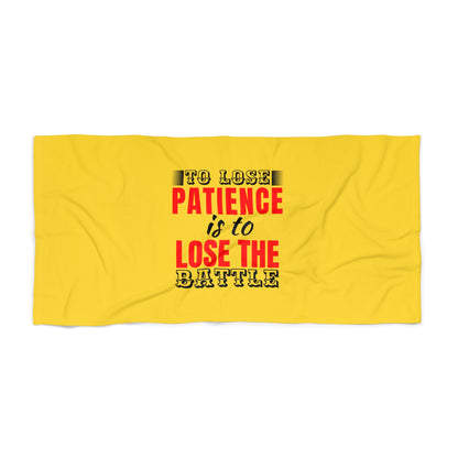 Yellow Beach Towel 43