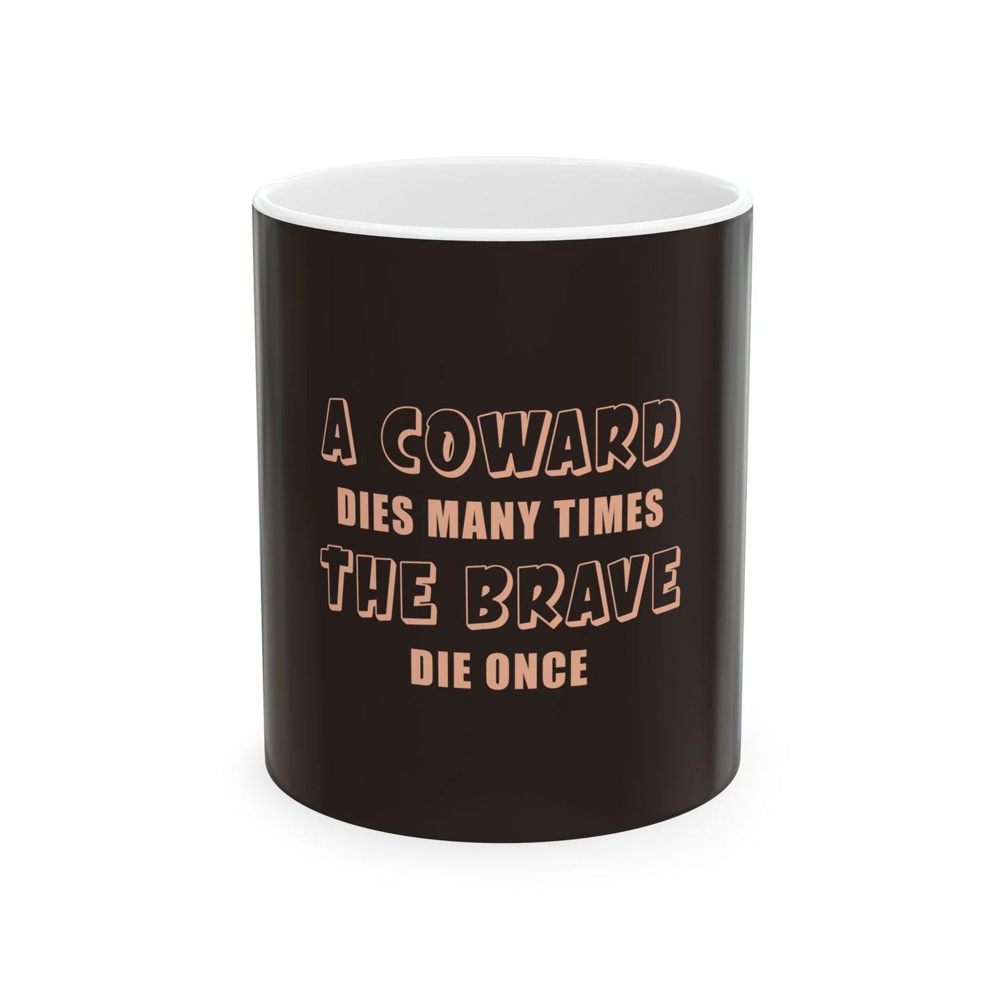 Brown Ceramic Mug 27, (11oz, 15oz)