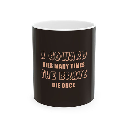 Brown Ceramic Mug 27, (11oz, 15oz)