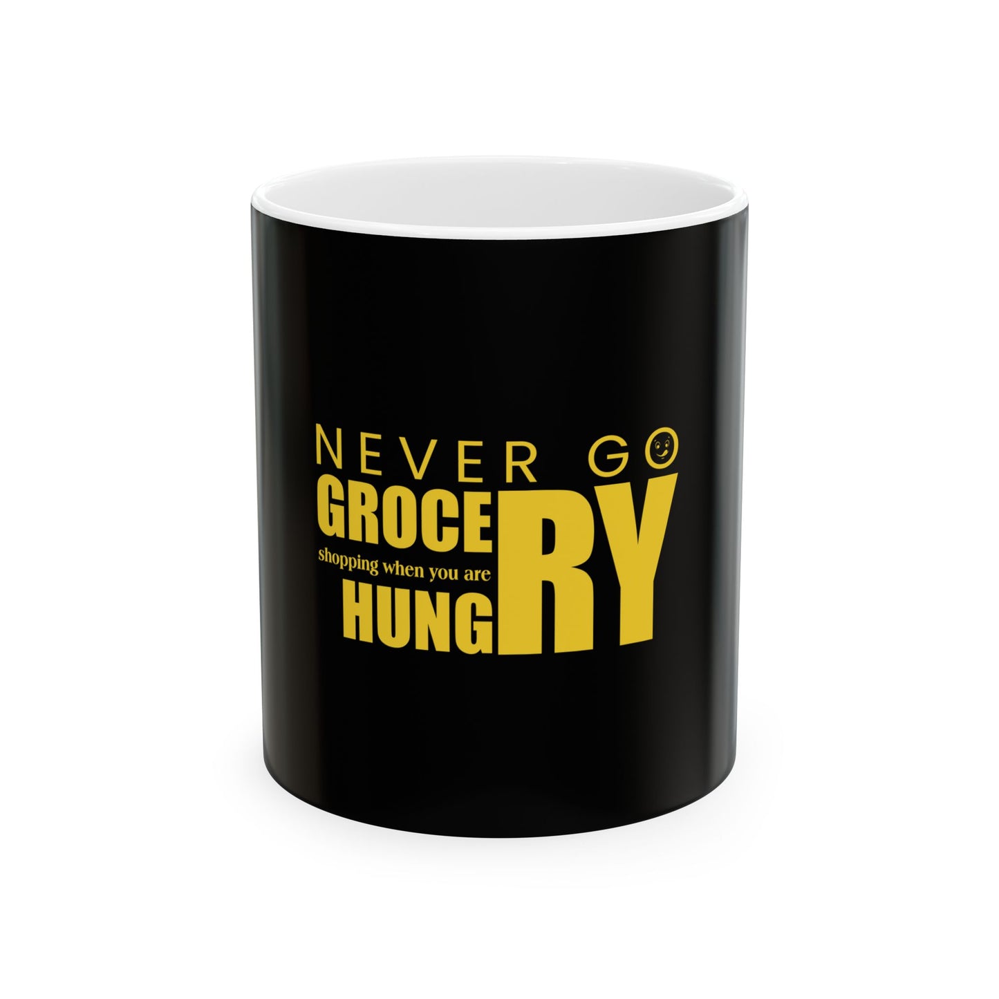 Black Ceramic Mug 20, (11oz, 15oz)