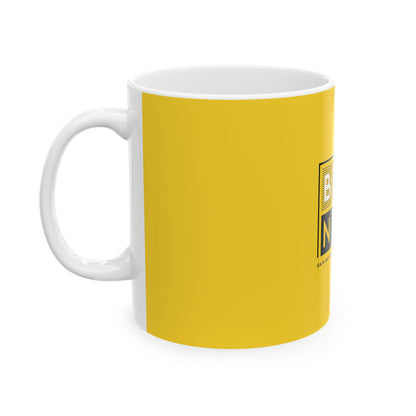 Yellow Ceramic Mug 35, (11oz, 15oz)