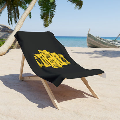 Black Beach Towel 12