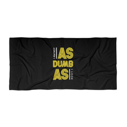 Black Beach Towel 7