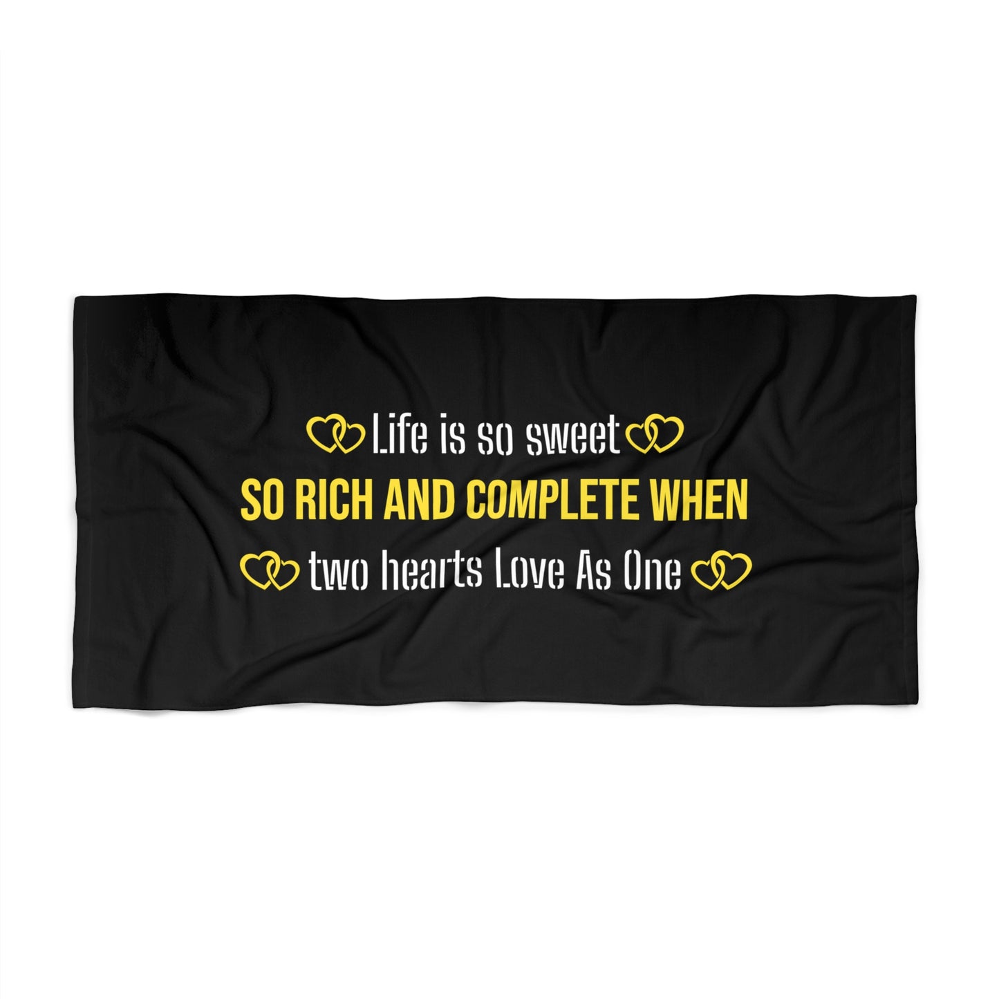 Black Beach Towel 3