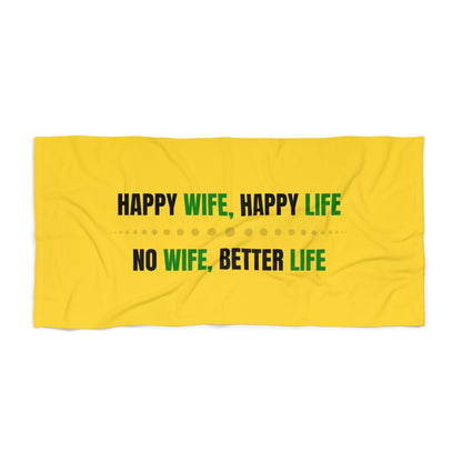 Yellow Beach Towel 2