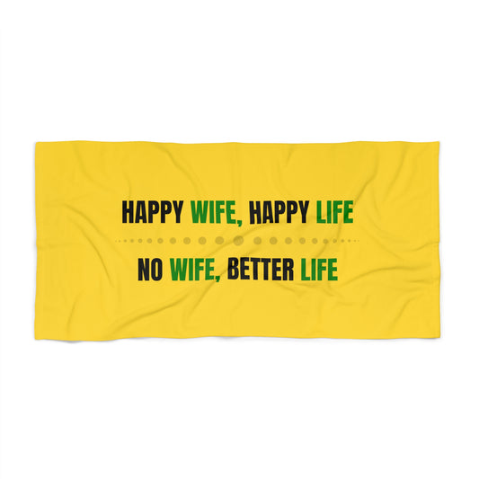 Yellow Beach Towel 2