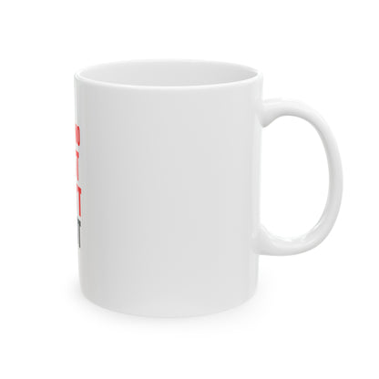 White Ceramic Mug 5, (11oz, 15oz)