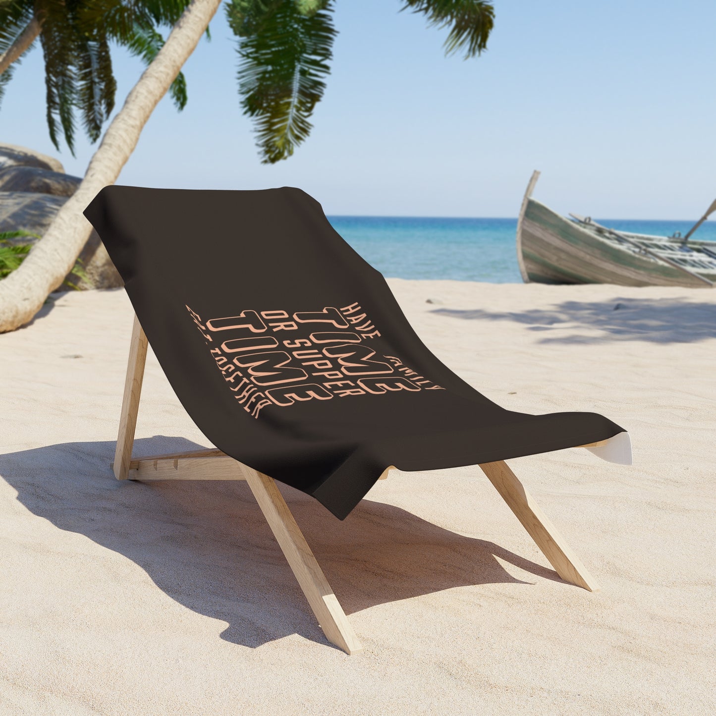 Brown Beach Towel 21