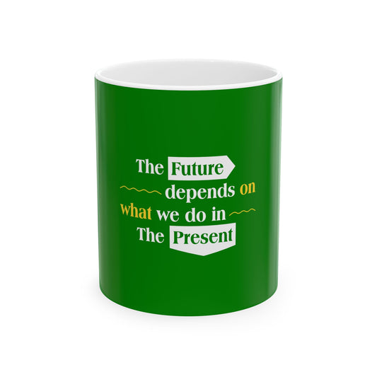 Green Ceramic Mug 50, (11oz, 15oz)