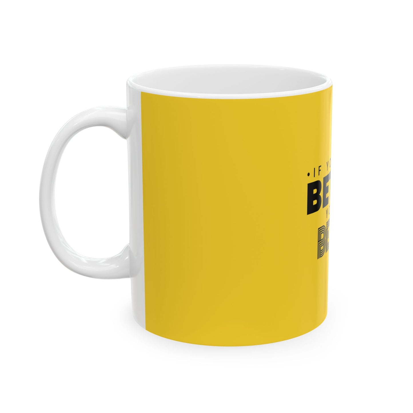 Yellow Ceramic Mug 46, (11oz, 15oz)