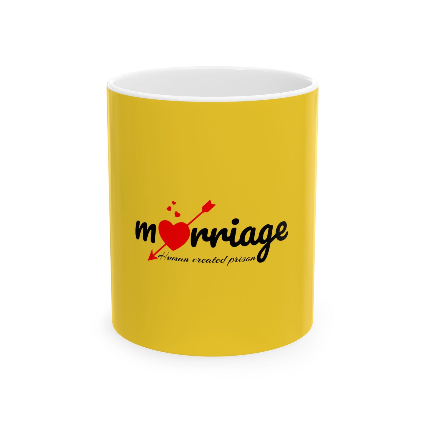 Yellow Ceramic Mug 32, (11oz, 15oz)