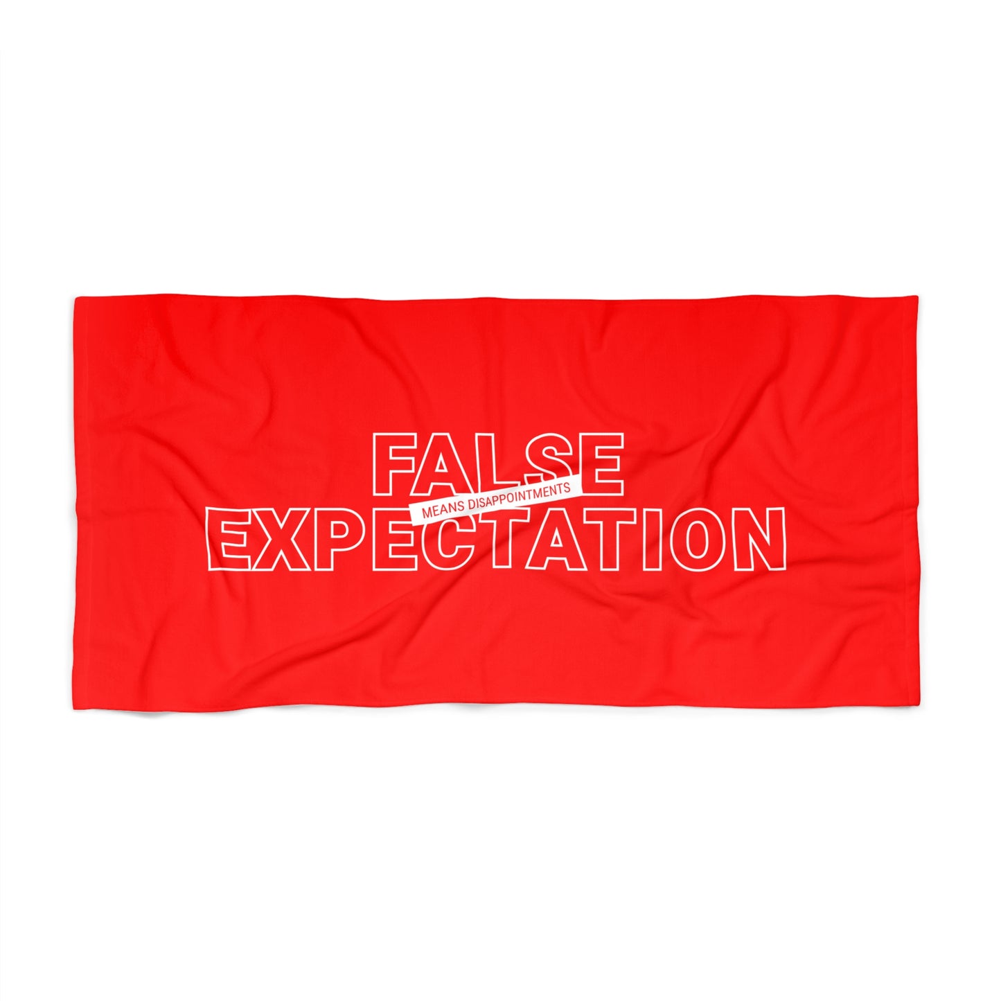 Red Beach Towel 40