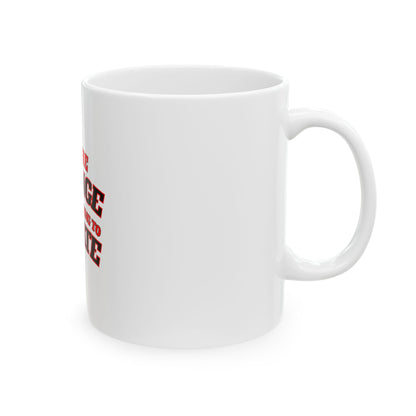 White Ceramic Mug 53, (11oz, 15oz)