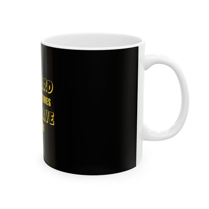 Black Ceramic Mug 27, (11oz, 15oz)