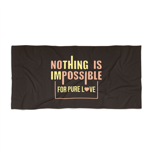 Brown Beach Towel 47