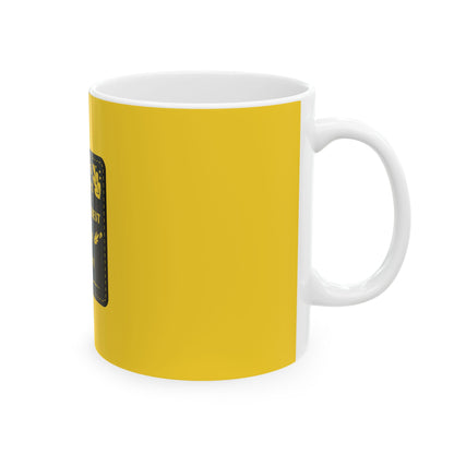 Yellow Ceramic Mug 62, (11oz, 15oz)