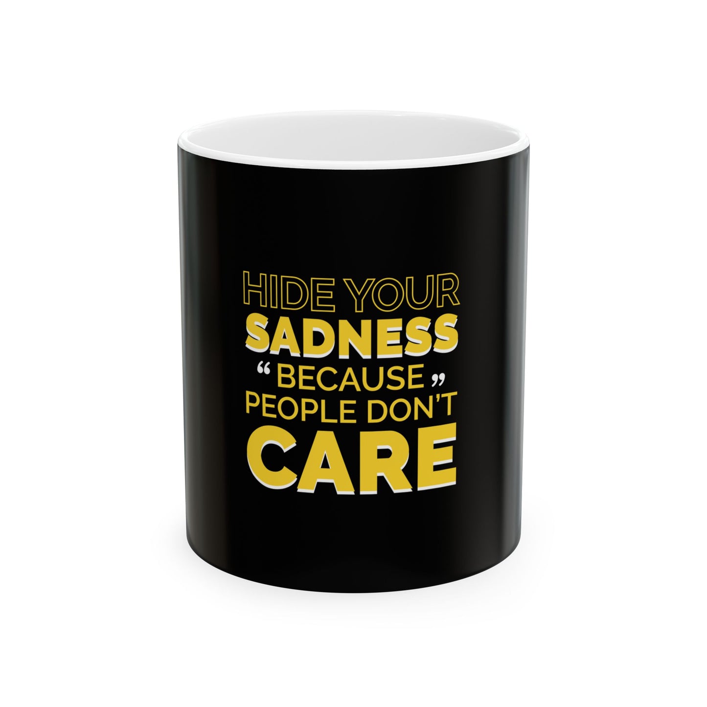 Black Ceramic Mug 42, (11oz, 15oz)