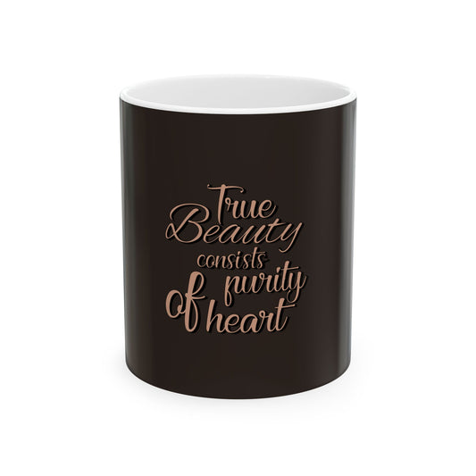 Brown Ceramic Mug 60, (11oz, 15oz)