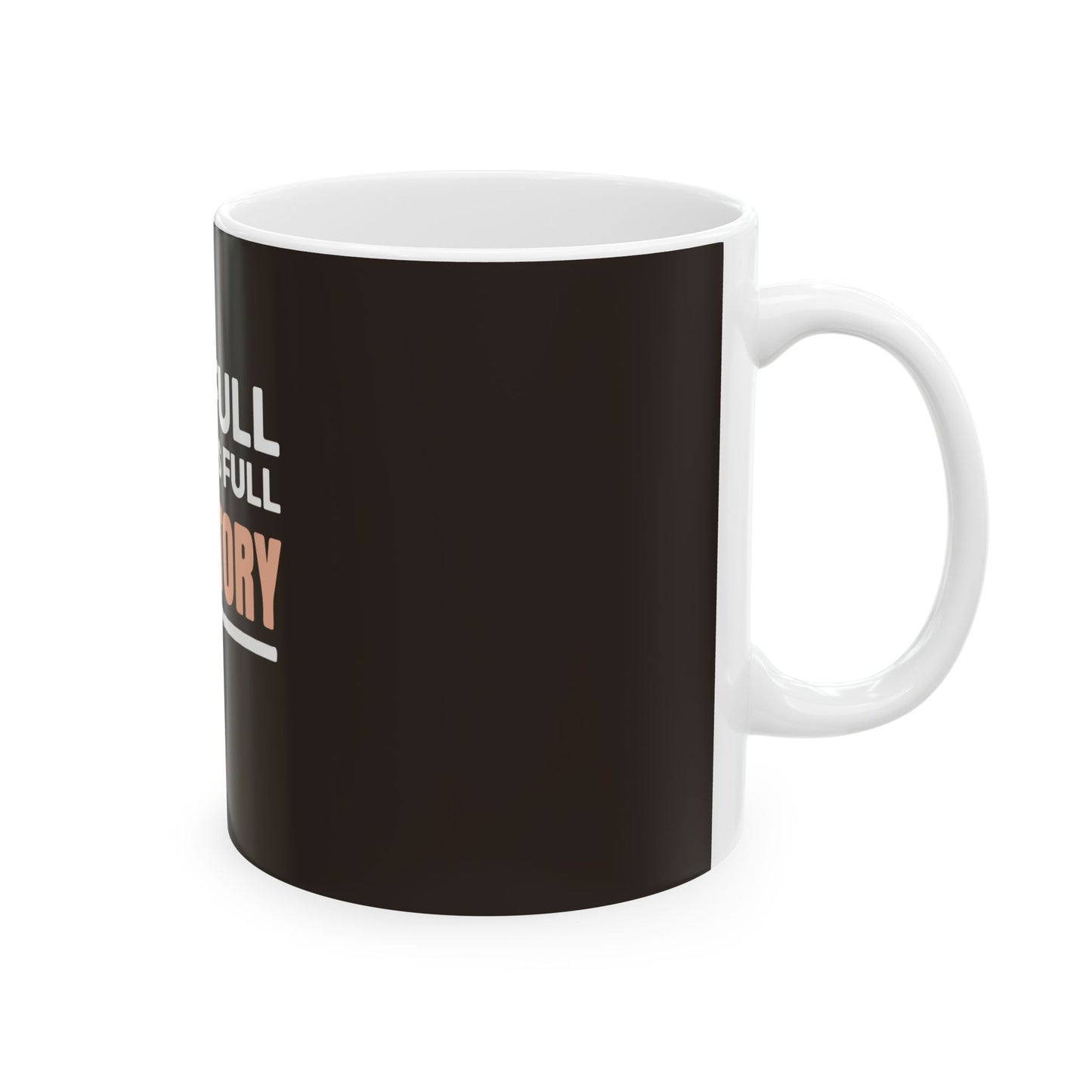 Brown Ceramic Mug 54, (11oz, 15oz)