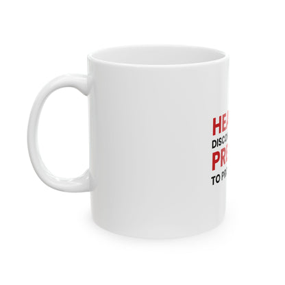 White Ceramic Mug 70, (11oz, 15oz)