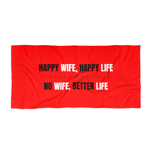 Red Beach Towel 2