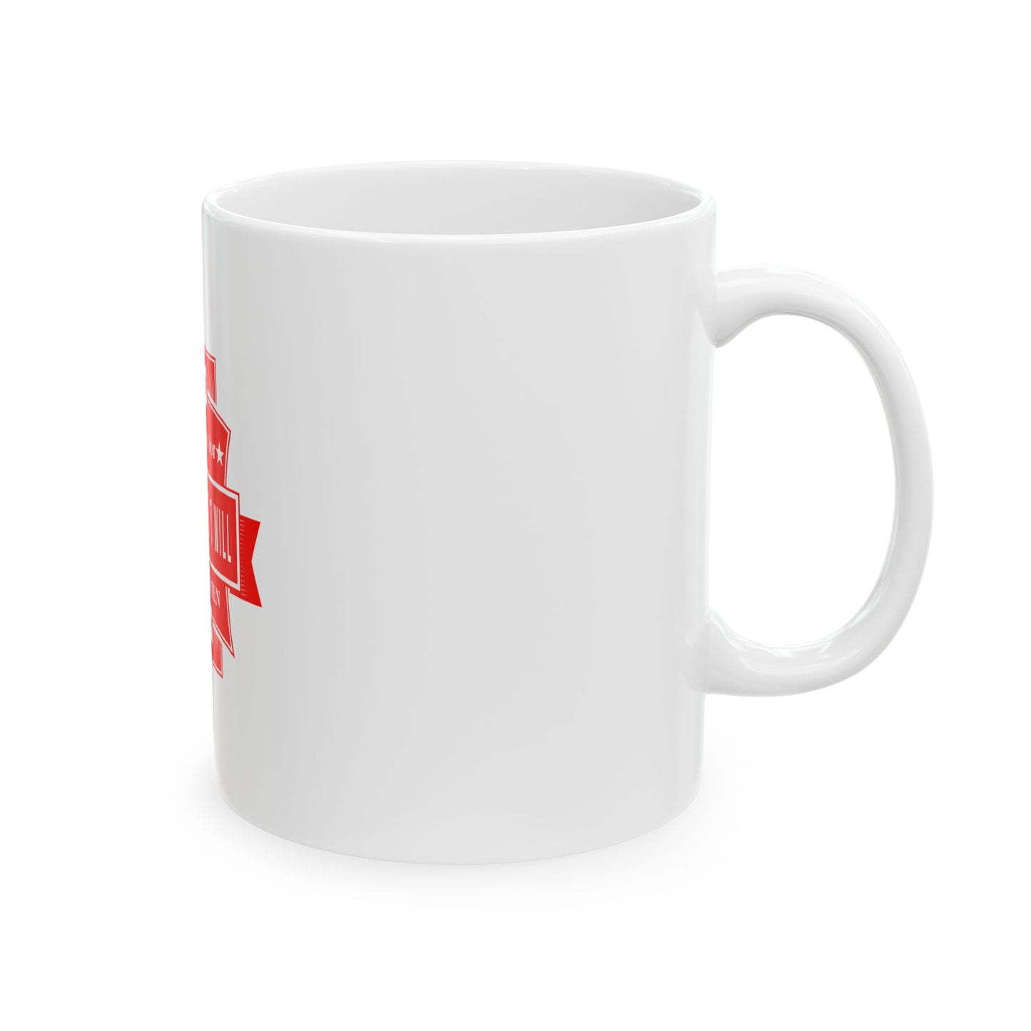 White Ceramic Mug 12, (11oz, 15oz)