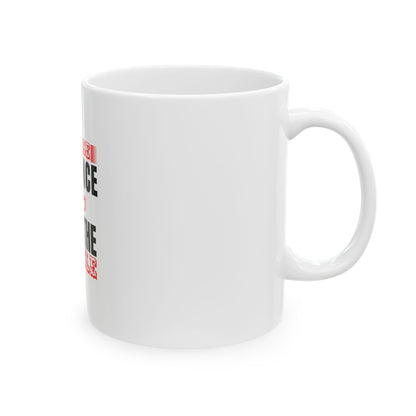 White Ceramic Mug 55, (11oz, 15oz)