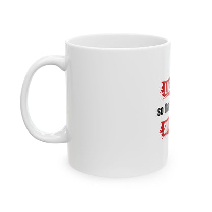 White Ceramic Mug 67, (11oz, 15oz)