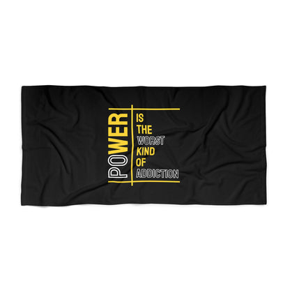 Black Beach Towel 26