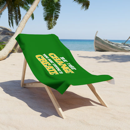 Green Beach Towel 41