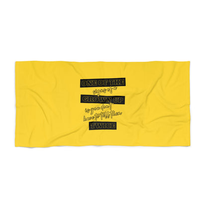 Yellow Beach Towel 30