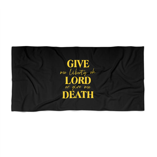 Black Beach Towel 19