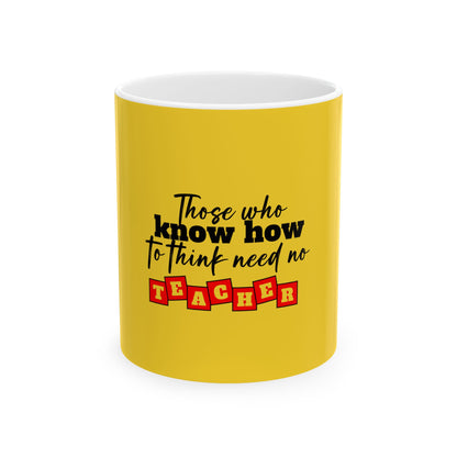 Yellow Ceramic Mug 65, (11oz, 15oz)