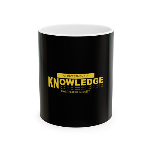 Black Ceramic Mug 33, (11oz, 15oz)