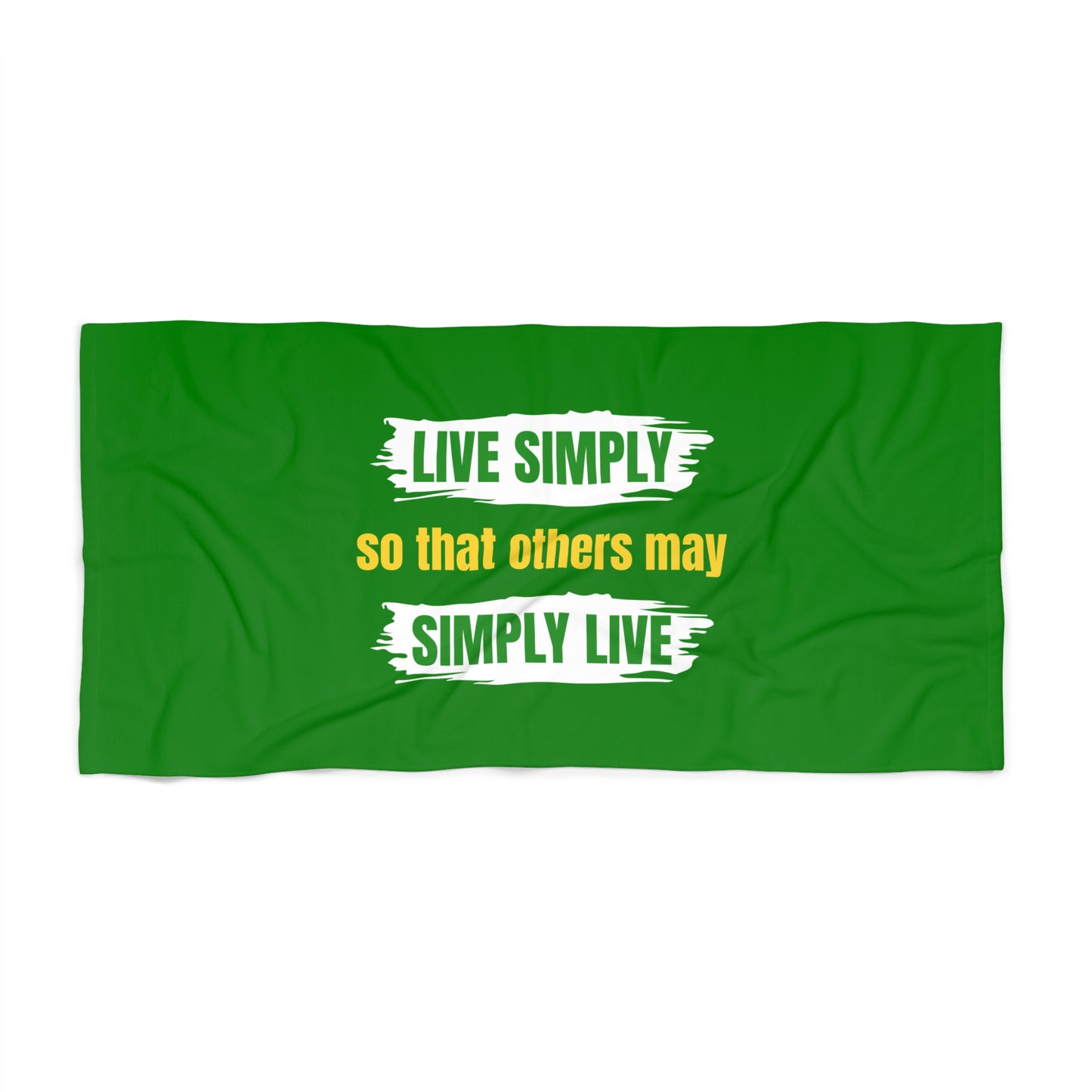 Green Beach Towel 49