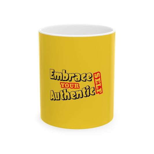 Yellow Ceramic Mug 48, (11oz, 15oz)