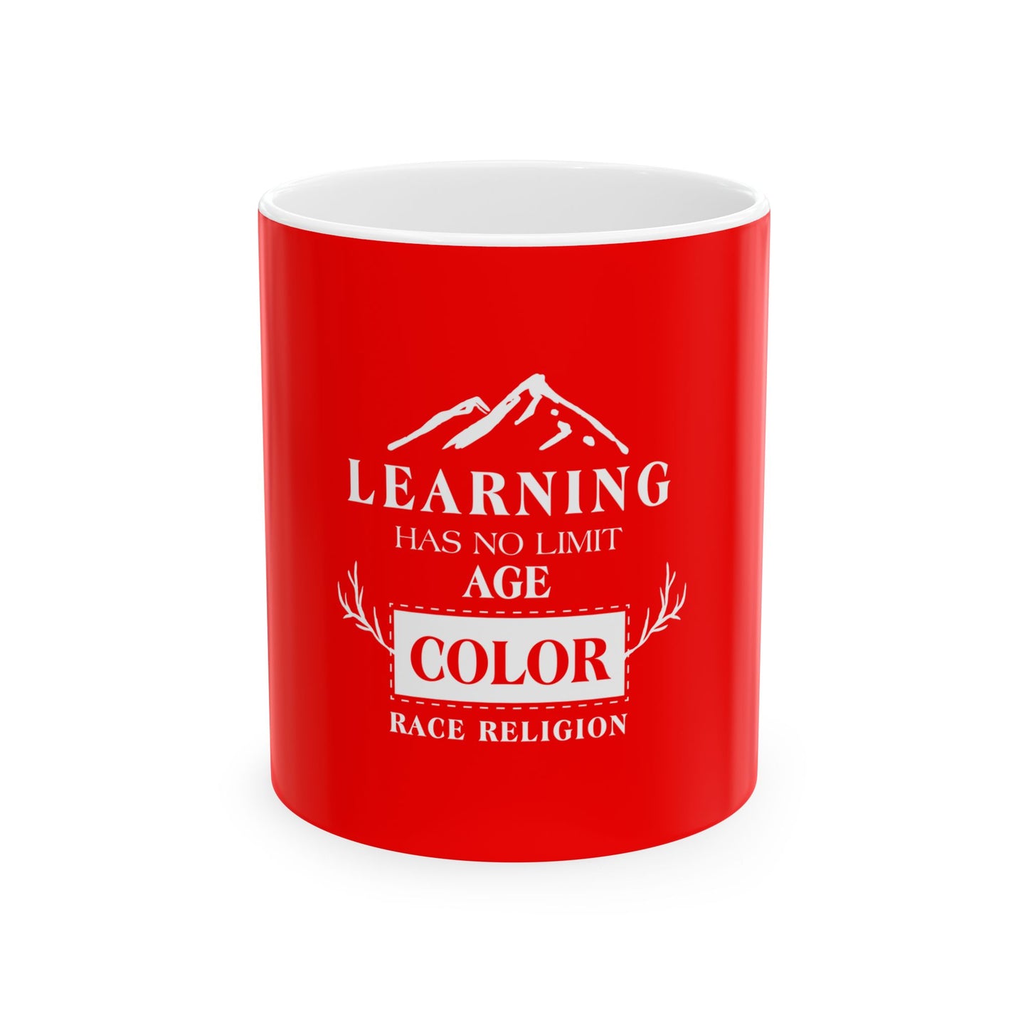 Red Ceramic Mug 14, (11oz, 15oz)