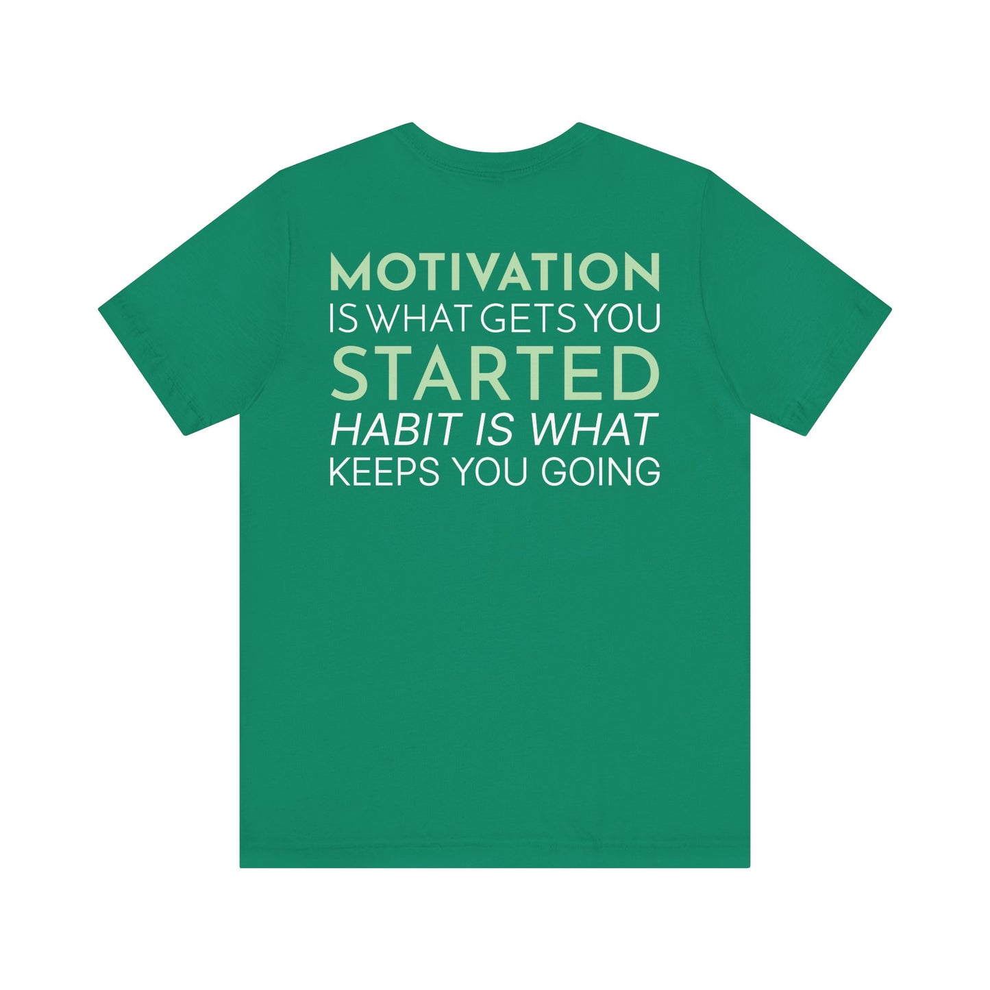 Motivation is what gets you started habit is what keeps you going