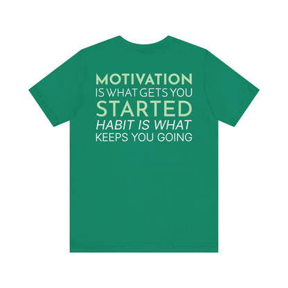 Motivation is what gets you started habit is what keeps you going