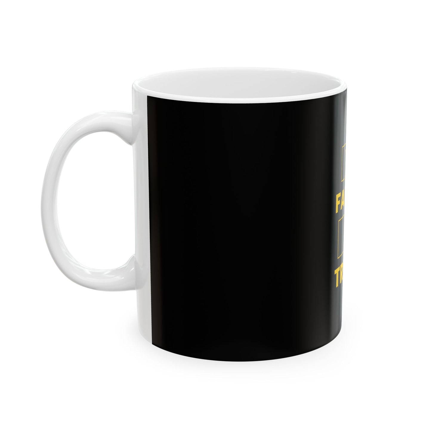 Black Ceramic Mug 31, (11oz, 15oz)