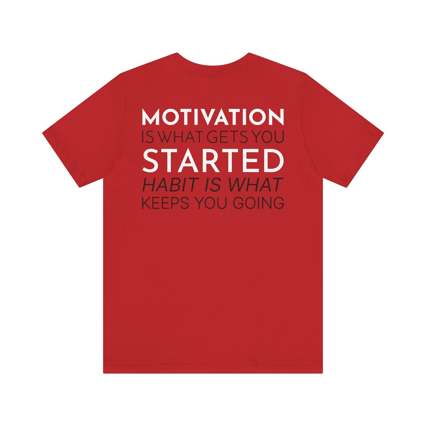 Motivation is what gets you started habit is what keeps you going