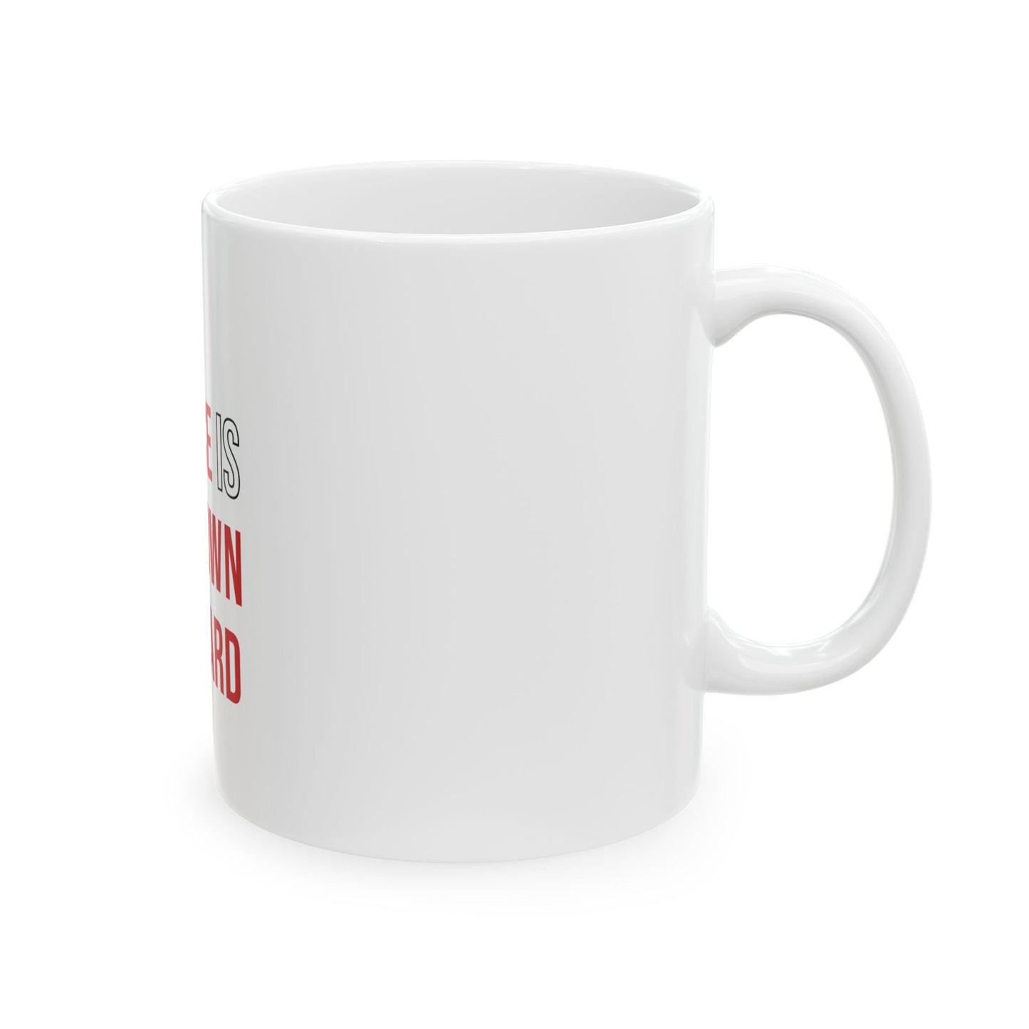 White Ceramic Mug 61, (11oz, 15oz)