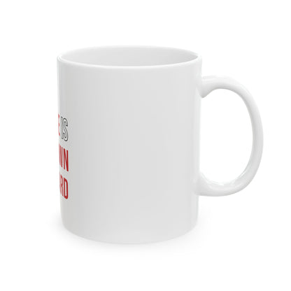 White Ceramic Mug 61, (11oz, 15oz)