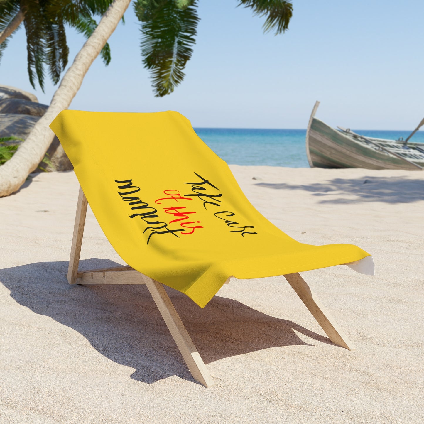 Yellow Beach Towel 45