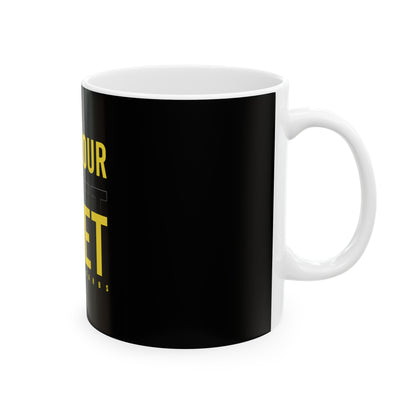 Black Ceramic Mug 10, (11oz, 15oz)