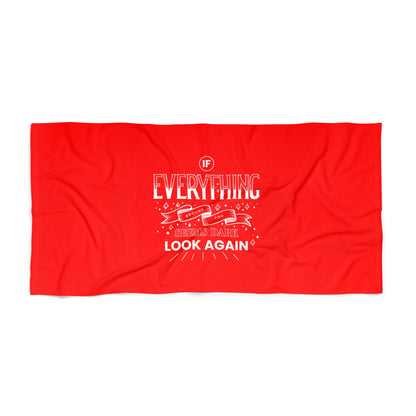 Red Beach Towel 29