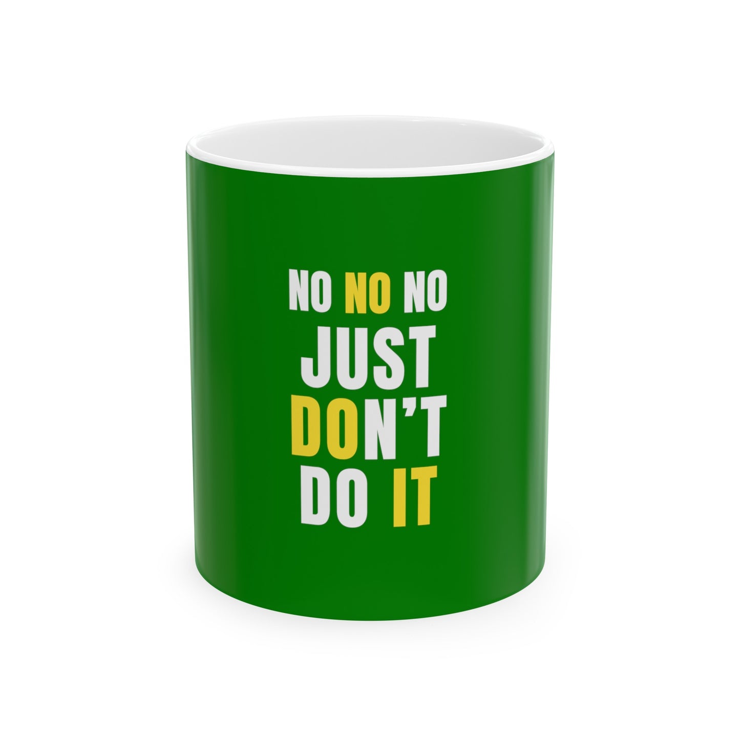 Green Ceramic Mug 5, (11oz, 15oz)