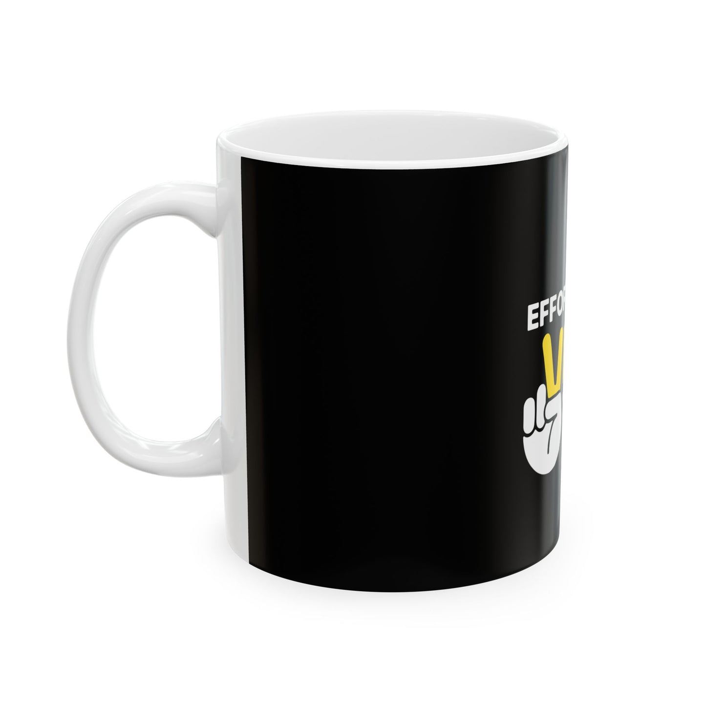 Black Ceramic Mug 54, (11oz, 15oz)