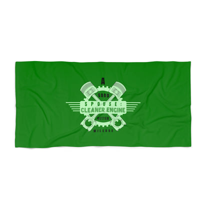 Green Beach Towel 15